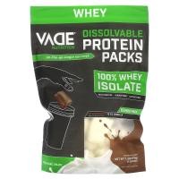 ราคา Vade Nutrition, Dissolvable Protein Packs, 100% Whey Isolate, Chocolate & Vanilla Milkshake, 1.6 lb (735 g) (VAD-00707)