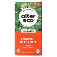 ราคา Alter Eco, Organic Dark Chocolate Bar, Orange Blackout, 85% Cacao, 2.65 oz (75 g) (LTE-01255)