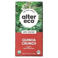 ราคา Alter Eco, Organic Dark Chocolate Bar, Quinoa Crunch, 60% Cacao, 2.82 oz (80 g) (LTE-01010)