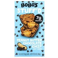 ราคา Bobo's Oat Bars, Stuff'd Oat Bars, Peanut Butter Chocolate Chip, 12 Bars, 2.5 oz (70.8 g) Each (BOB-00100)