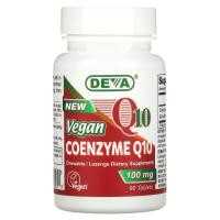 ราคา Deva, Vegan, Coenzyme Q10, 100 mg, 90 Chewable Tablets (DEV-00053)