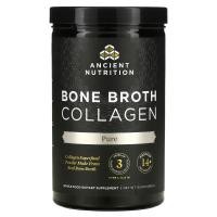 ราคา Dr. Axe / Ancient Nutrition, Bone Broth Collagen, Pure, 15.9 oz (450 g) (ATN-02004)