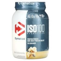 ราคา Dymatize, ISO100, Hydrolyzed, 100% Whey Protein Isolate, Gourmet Vanilla, 1.34 lb (610 g) (DYZ-35820)