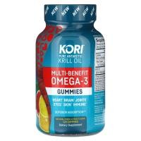 ราคา Kori, Pure Antarctic Krill Oil, Multi-Benefit Omega-3 Gummies, Natural Mixed Citrus , 120 Gummies (KOR-72115)