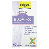 ราคา Natural Balance, Bloat-X, Fluid Balance Formula, 60 VegCaps (NTB-79335)