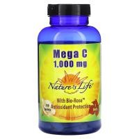 ราคา Nature's Life, Mega C With Bio-Rose, 1,000 mg, 250 Tablets (NLI-00173)