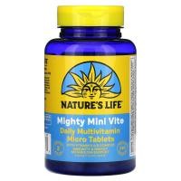 ราคา Nature's Life, Mighty Mini Vite, Daily Multivitamin, 240 Micro Tablets (NLI-31732)