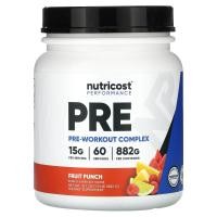 ราคา Nutricost, PRE, Pre-Workout Complex, Fruit Punch, 1.9 lb (882 g) (NCS-67091)