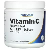 ราคา Nutricost, Vitamin C, Ascorbic Acid, 0.5 lbs (227 g) (NCS-93058)