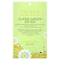 ราคา Pacifica, Super Green Detox, Beauty Facial Mask, Kale & Charcoal, 1 Sheet Mask, 0.67 fl oz (20 ml) (PAP-30516)