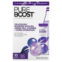 ราคา Pureboost, Clean Antioxidant Energy Mix, Acai Alert, 10 Packets, 0.42 oz (12 g) Each (PBO-03224)
