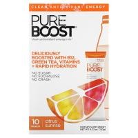 ราคา Pureboost, Clean Antioxidant Energy Mix, Citrus Sunrise, 10 Packets, 0.42 oz (12 g) (PBO-03226)