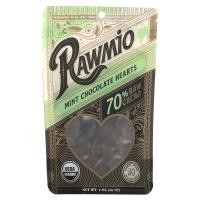 ราคา Rawmio, Mint Chocolate Hearts, 70% Raw Cacao, 2 oz (56.7 g) (RMO-46443)