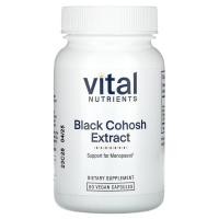 ราคา Vital Nutrients, Black Cohosh Extract, 60 Vegan Capsules (VNU-20311)