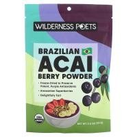 ราคา Wilderness Poets, Organic Brazilian Acai Berry Powder, 3.5 oz (99 g) (WLP-41505)