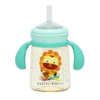 ราคา Marcus &#038; Marcus &#8211; ขวดน้ำหัดดื่มเด็ก PPSU เปลี่ยนใส่จุกนม หลอดดูด หรือจุกหัดดื่มได้ (Marcus) PPSU Transition Trainer Bottle, 2 ชิ้น