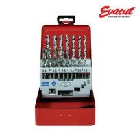 ราคา ชุดดอกสว่านเจาะเหล็กไฮสปีด EVACUT 19ตัว/ชุด ระบบมิลลิเมตร NO.2M (1748849002)