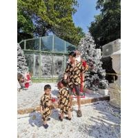 ราคา เสื้อเชิ้ตผู้ชายแขนสั้นสีดำลายหมี (11084086473)