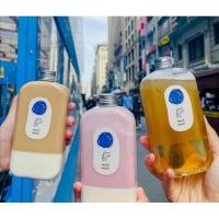 ราคา ขวด​ PET พลาสติกแบบชานมแบรนด์ดัง​ ไซส์​ 350​ ml. ฝาเงิน แลดูพรีเมียม ดีไซน์น่ารัก (9943339920)