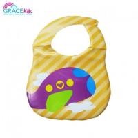 ราคา Gracekids ผ้ากันเปื้อนพลาสติกมีที่รองอาหาร ลายเครื่องบิน (28979)