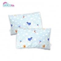 ราคา Gracekids ปลอกหมอนหนุนไซด์M Pooh Lets Fly a kite(blue)(12*18) (29309)