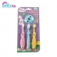 ราคา Gracekids แปรงสีฟันเสริมพัฒนาการเซ็ท 3 ชิ้น (29030)