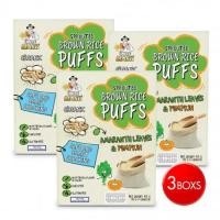 ราคา Uncle Mark เซ็ต 3 กล่อง ข้าวกล้องงอกพองอบกรอบ ผสมผักโขมและฟักทอง ตรา อังเคิลมาร์ค (31074)