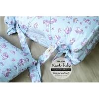 ราคา Hush Baby ที่นอนพกพา ที่นอนเด็กอนุบาล ฮัชเบบี้ ลาย ยูนิคอน สีฟ้า (26435)