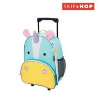 ราคา Skip Hop กระเป๋าเป้ล้อลากเด็ก Zoo Luggage Unicorn (27866)