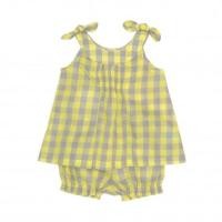 ราคา Palette of Apparel ชุดกระโปรง คู่ กางเกงขาสั้น - สีเหลือง (32551)