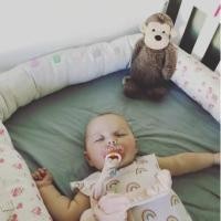 ราคา Minene หมอนงูสารพัดประโยชน์ สีครีมดอกชมพู (29667)