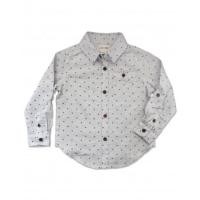 ราคา Me and Henry เสื้อเชิ้ตแขนยาวลายจุด (สีเทา) (32363)