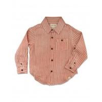 ราคา Me and Henry เสื้อเชิ้ตแขนยาวลายทาง (สีส้ม) (32362)