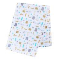 ราคา Shawn's Baby ผ้าอ้อมสาลู เกรดเอ ลายการ์ตูนรูปเครื่องมือช่าง สีเทา (27953)