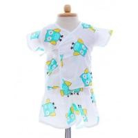 ราคา Shawn's Baby เสื้อแขนสั้นพร้อมกางเกงขาสั้น ลายการ์ตูนรูปนกฮูก สีเขียว (Size S) (28016)