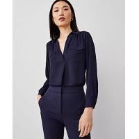 ราคา Ann Taylor Petite Camp Shirt - Night Sky (4215624204033)