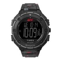 ราคา TIMEX TW2V85100 UFC Street Shock XL Week นาฬิกาข้อมือผู้ชาย สายซิลิโคน สีดำ หน้าปัด 50 มม. (25252911733)