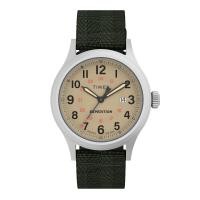 ราคา TIMEX TW2V65800 EXPDNORTH SIERRA นาฬิกาข้อมือผู้ชาย สายผ้า สีเขียว หน้าปัด 40 มม. (22258003876)
