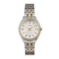 ราคา Timex TW2W17700 นาฬิกา นาฬิกาข้อมือ นาฬิกาผู้หญิง สีเงิน/ทอง (57506368594)
