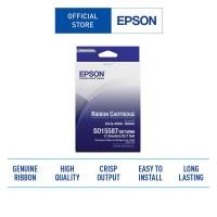 ราคา Epson SO15587 Black Ribbon Cartridge ตลับผ้าหมึกดอท (7615719338)