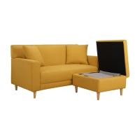 Winner Furniture โซฟาผ้า 2 ที่นั่ง+สตูล รุ่น เฟร็ดดี้