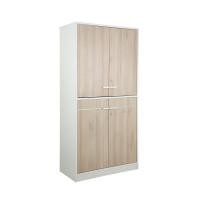 ราคา ตู้สูง 4 บาน รุ่นเวคตร้า ขนาด 80 ซม. - สีขาว/เมเปิ้ล INDEX FURNITURE (110030653)