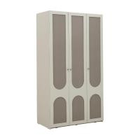 ราคา ตู้เสื้อผ้า 3 บาน รุ่นฟลอเรนซ์ - สีขาวงาช้าง/แฟบริค วูล WINNER FURNITURE (120027363)