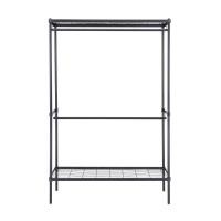 ราคา โครงตู้เสื้อผ้า 2 ราว รุ่นไวร์เน็ท - สีดำ INDEX HOME (170112152)