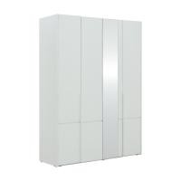 ราคา ตู้เสื้อผ้า 4 บานพร้อมกระจก รุ่นเมลตัน - สีขาว WINNER FURNITURE (120027765)