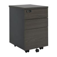 ราคา ตู้สำนักงานล้อเลื่อน 3 ลิ้นชัก รุ่นแฟลร์ - สีมิตไนท์ โอ๊ค/เทา LOGICA (200088940)