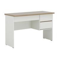 ราคา Furinbox โต๊ะทำงาน 3 ลิ้นชัก รุ่นมินิโอ ขนาด 120 ซม. - สีธรรมชาติ/ขาว