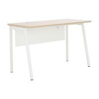 ราคา โต๊ะทำงาน รุ่นทีม ขนาด 120 ซม. - สีไวท์ โอ๊ค/ขาว LOGICA (200088953)