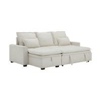 ราคา โซฟาเบดผ้า L-shape รุ่นโดมิโกะ - สีเบจ WINNER FURNITURE (120027709)