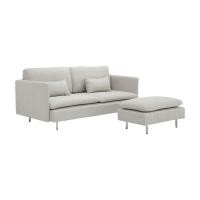 ราคา โซฟาผ้า 2 ที่นั่ง พร้อมสตูล รุ่นดัสติน - สีน้ำตาลอ่อน WINNER FURNITURE (120027926)